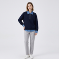 Half-zip Collar Sweatshirt