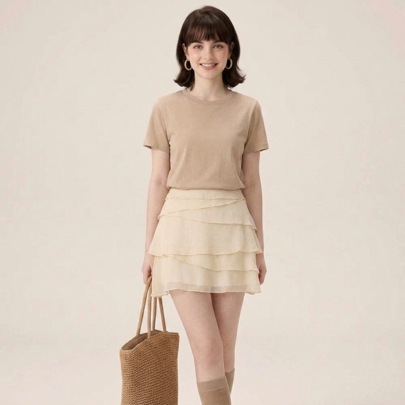 Ruffled Cake Skirt