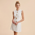 Round Neck Sleeveless Dress