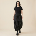 Irregularly Styled Wide-leg Pants