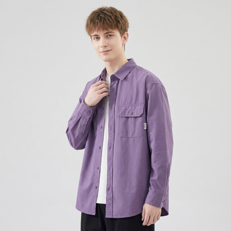 100% Cotton Loose-fitting Shirt