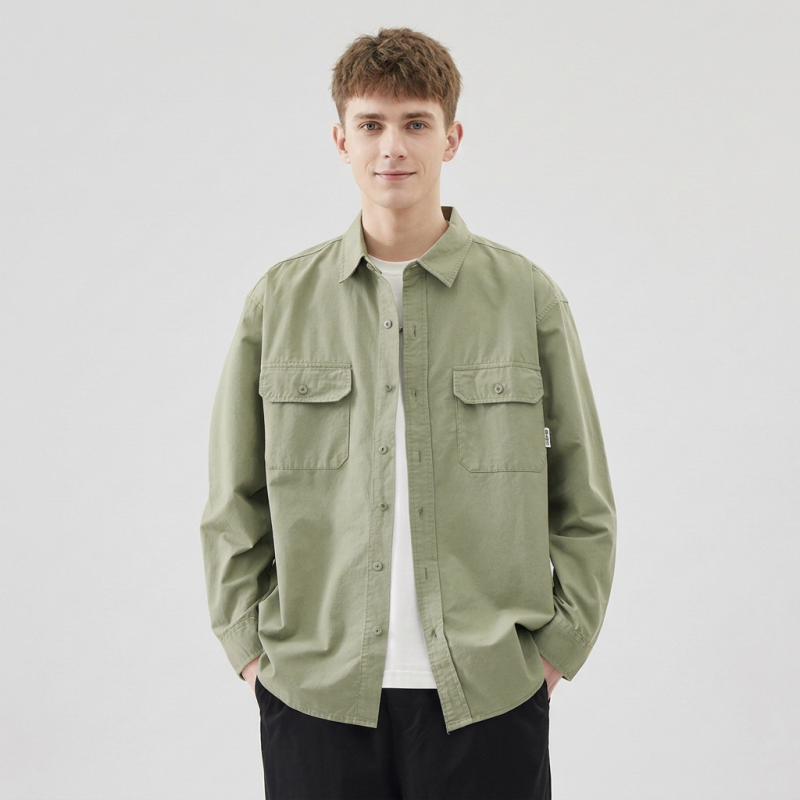 100% Cotton Loose-fitting Shirt
