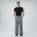 Men's Striped Suit Pants