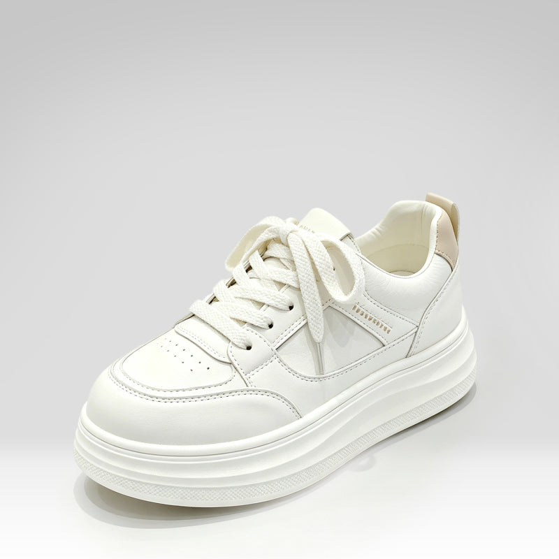 Casual Platform White Sneakers