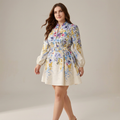 Elegant Printed Dress