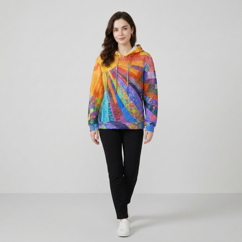 Printed Colorful Sweatshirt