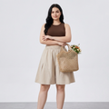 Plus-size Loose-fitting Five-point Culottes