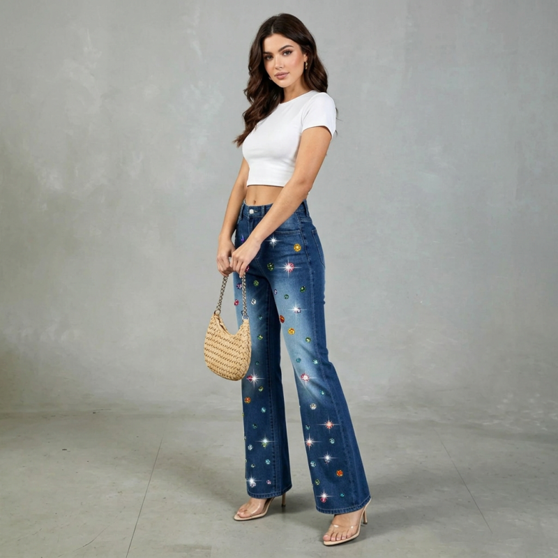 Hot-selling High-waisted Flared Pants