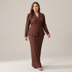Elegant Two-piece Skirt Set