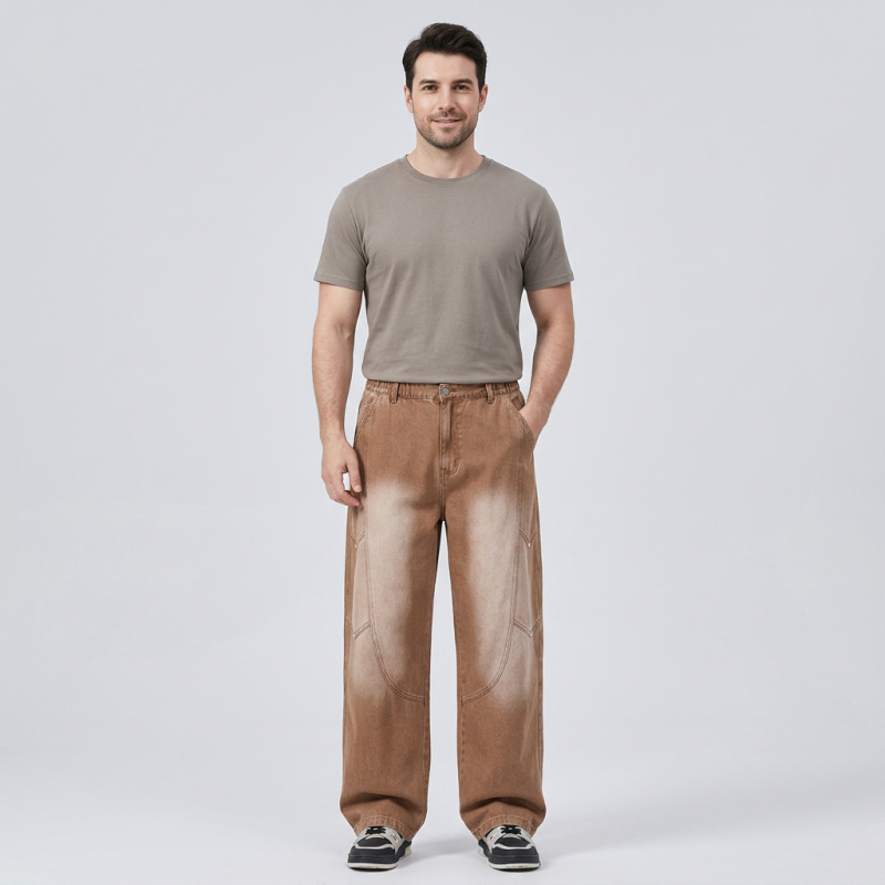 Loose Straight Leg Jeans