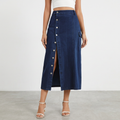 Fashionable Denim Workwear Skirt