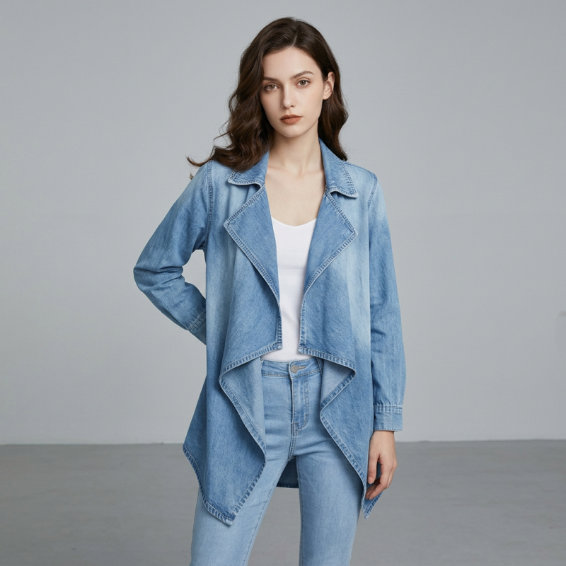 Collared Denim Jacket