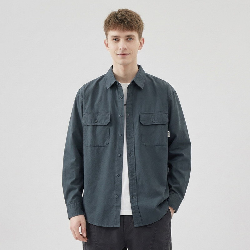 100% Cotton Loose-fitting Shirt