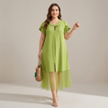 Mesh Patchwork Dress