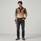 Embroidered Long-sleeved Shirt