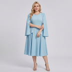 Beaded Round Neck Dress