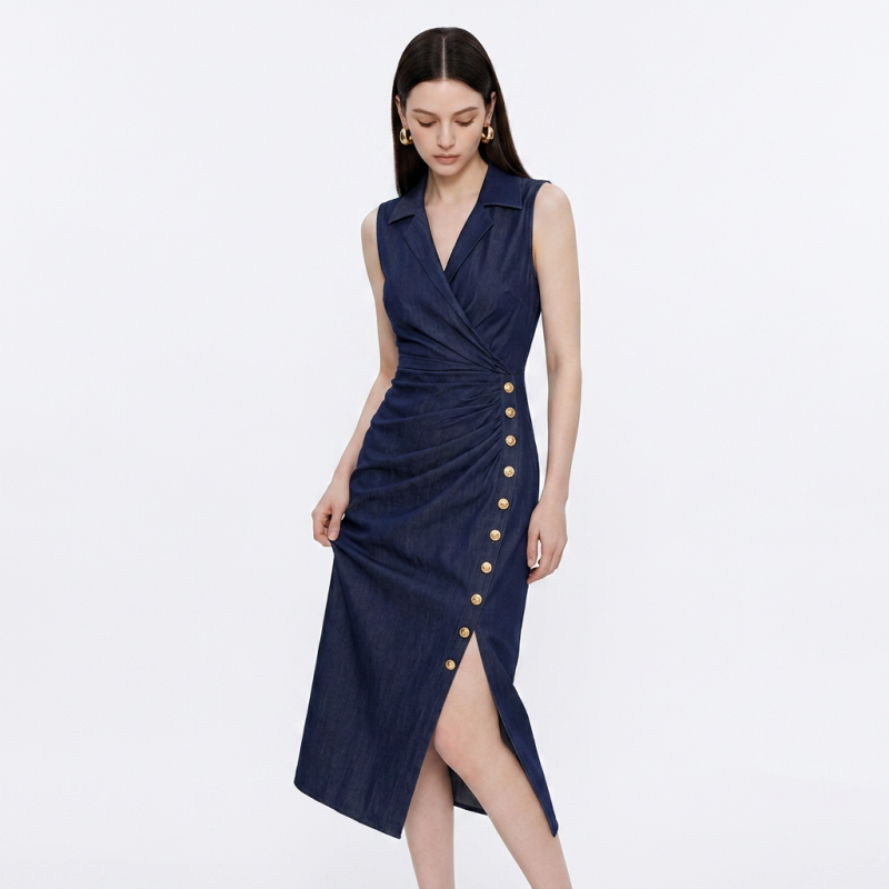 Slimming And Elegant Long Dress