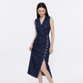 Slimming And Elegant Long Dress