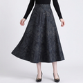 Floral Print Flared Skirt