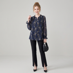 Floral Long-sleeved Shirt