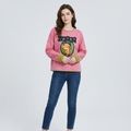 Rolled-up Color-blocked Sweatshirt