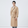 Double-breasted Long Trench Coat