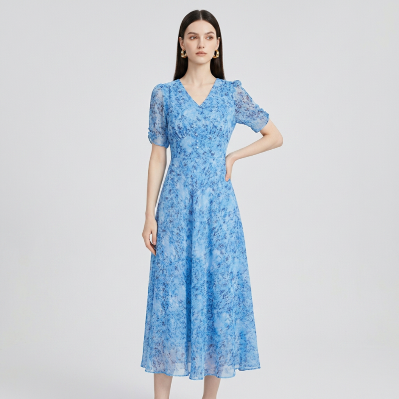 Elegant Fitted Long Dress
