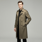 Luxury Double-breasted Trench Coat