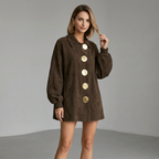 Elegant Drop-shoulder Coat