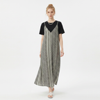 Faux Two-piece Patchwork Dress