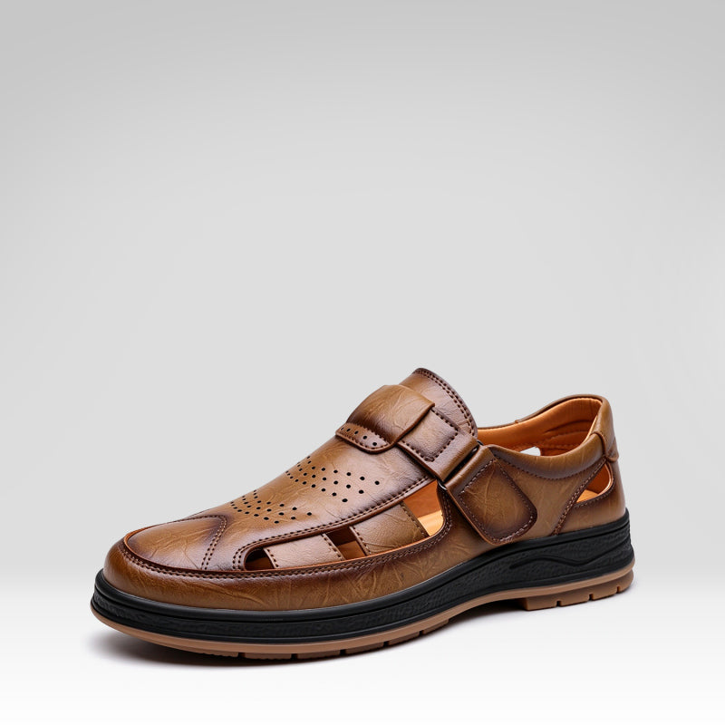 Openwork Casual Leather Shoes