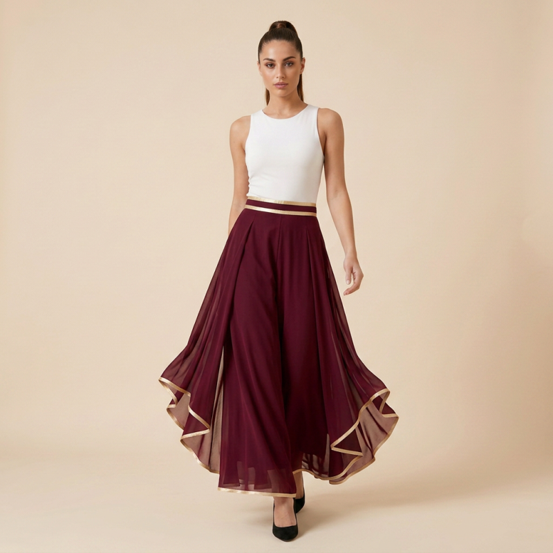 Stylish Patchwork Casual Pants