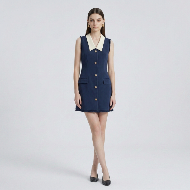 Sleeveless Short Dress