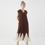 Retro Patchwork Dress