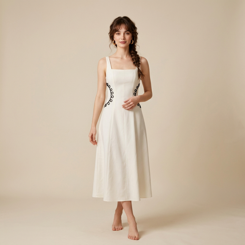 Simple Spaghetti Strap Maxi Dress