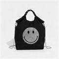Smiley Face Rhinestone Shoulder Bag