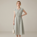 Breathable Waist-cinching Dress