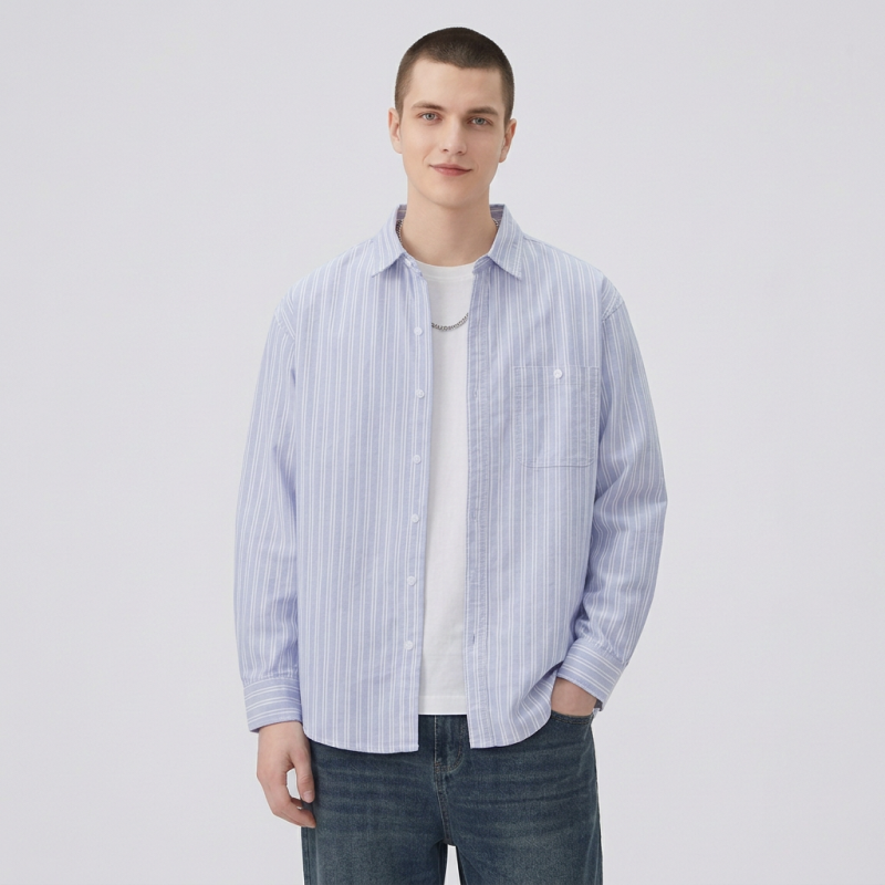 Retro Loose Striped Shirt