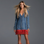 Fashionable Tassel Mini Skirt