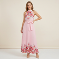 Elegant Floral Maxi Dress