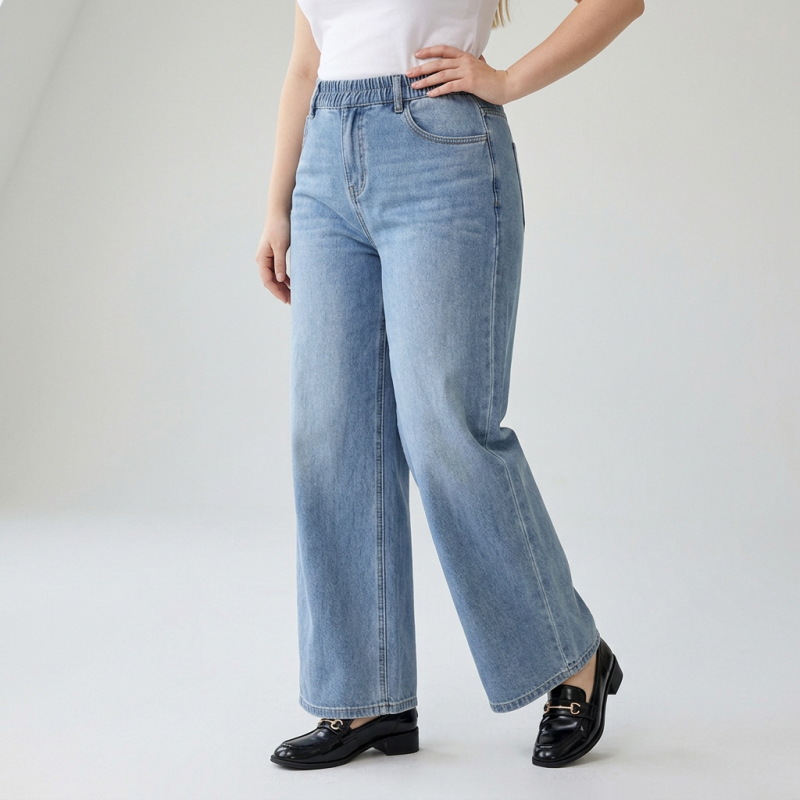 Elastic Waist Jeans