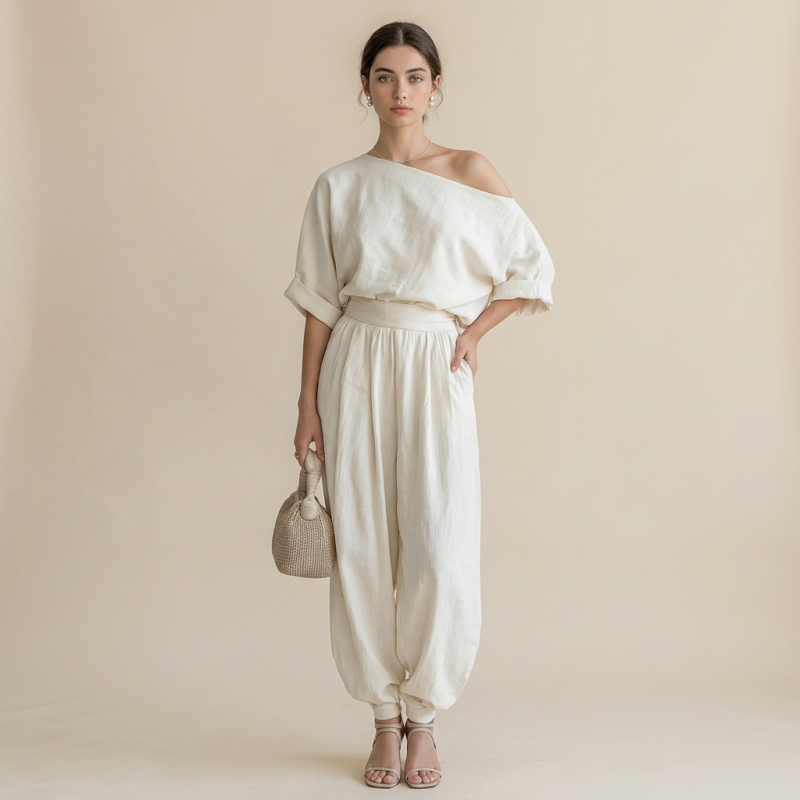 Stylish Off-shoulder Suit