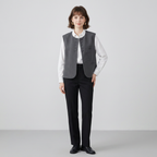 Solid Color Vest Short Jacket