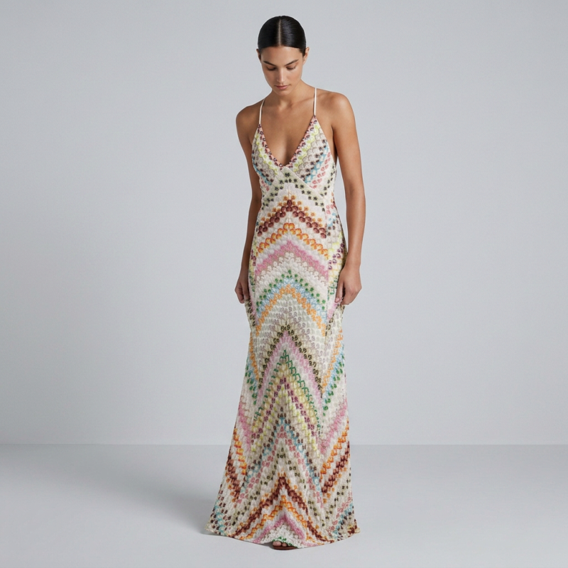 Printed Bodycon Dress