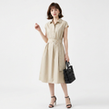 French-style Shirt Dress