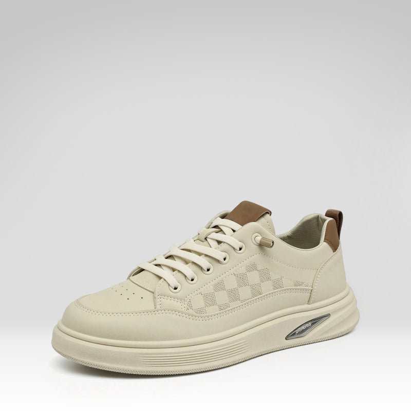 Leather Platform Casual Shoes