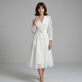 Elegant Waist-cinching Dress