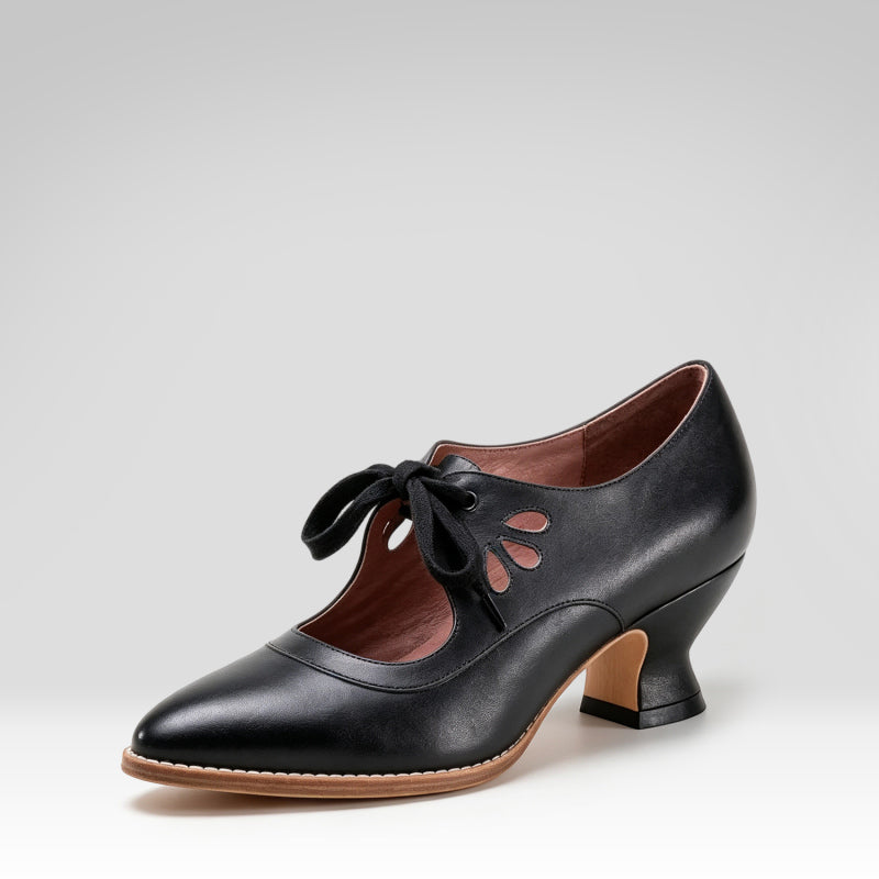 Plus-size Lace-up Mary Jane Shoes