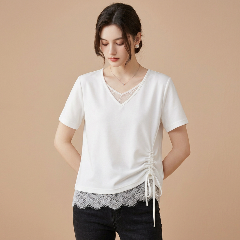 Drawstring Mature Top