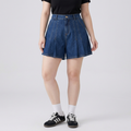 Loose-fitting High-waisted Pleated Shorts